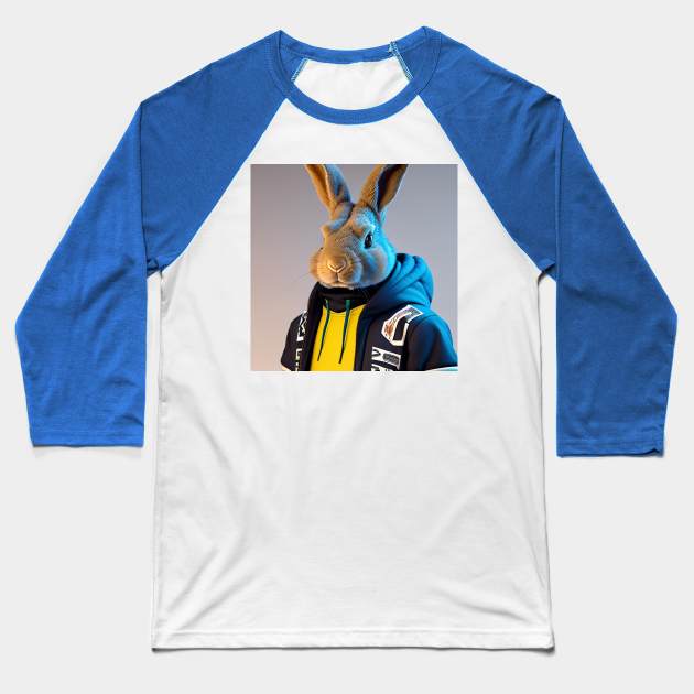 #Web3Kend Polygon Rabbit #42 Baseball T-Shirt by #Web3Kend